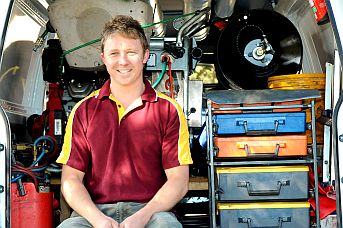 Jim is one of our Spanaway plumbing experts and his truck has all the necessary tools